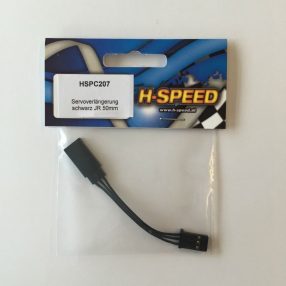 Szervo hosszabító kábel fekete