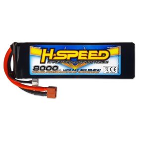 H-Speed lipo akkumulátor 8000mAh 7.4V 30C