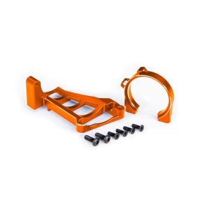 Traxxas Maxx alu motor tartó alu - narancs