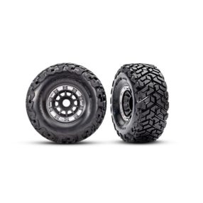 Traxxas Maxx Slash komplett kerék fekete satin - 1pár