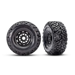 Traxxas Maxx Slash komplett kerék fekete - 1pár