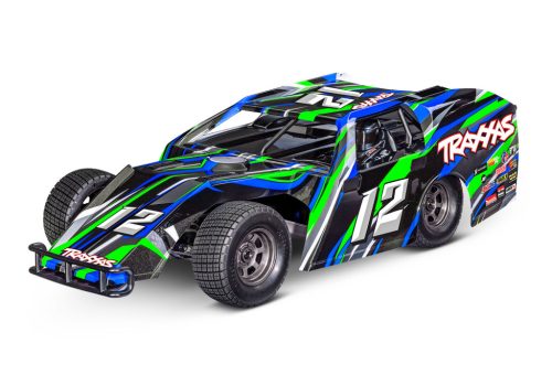 TRAXXAS Slash Modified BL-2S zöld 1/10 Brushless - akku és töltő nélkül