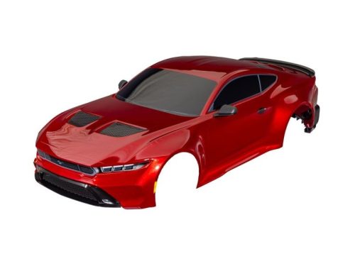 Traxxas 4-Tec drift festett Ford Mustang komplett karosszérai - piros