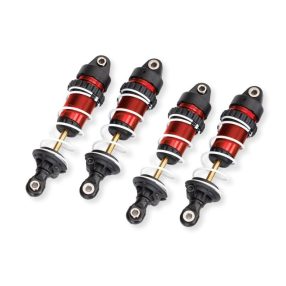 Traxxas Mini Maxx alu lengéscsillapító készlet - piros