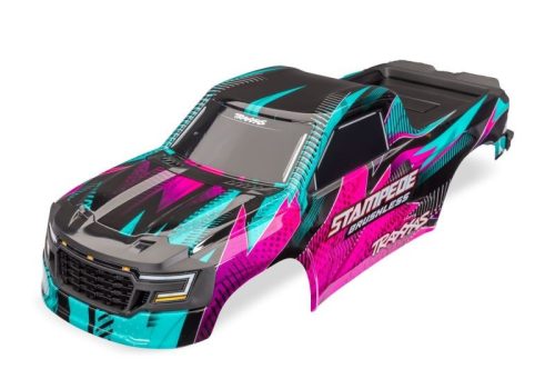 Traxxas Stampede festett karosszéria - pink