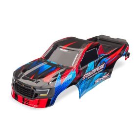 Traxxas Stampede festett karosszéria - piros