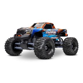   TRAXXAS Stampede 1/10 2WD Monster-Truck narancs VX3 Brushless - akkumulátorés töltő nélkül