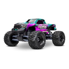   TRAXXAS Stampede 1/10 2WD Monster-Truck pink VX3 Brushless - akkumulátorés töltő nélkül