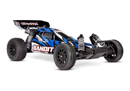 Traxxas Bandit kefés szettel kék- akkumulátorral és USB C töltővel