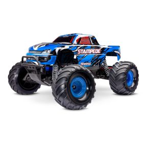 Traxxas Stampede X 2WD Kék - akkuval és USB C töltővel