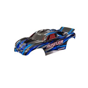 Traxxas Rustler karosszéria festett - kék