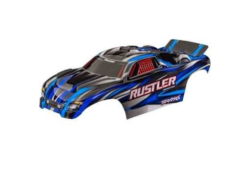 Traxxas Rustler karosszéria festett - kék