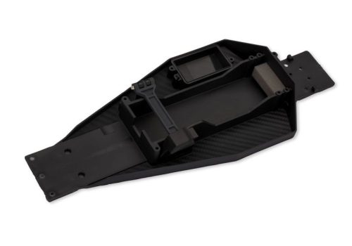 Traxxas Rustler alváz fekete 166mm