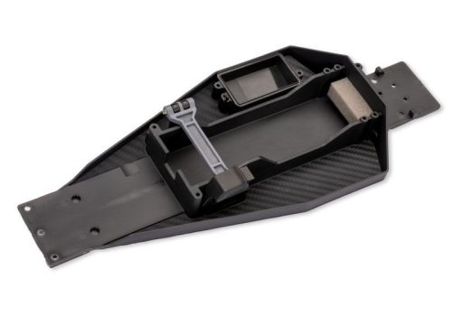 Traxxas Rustler alváz sötét szürke 166mm