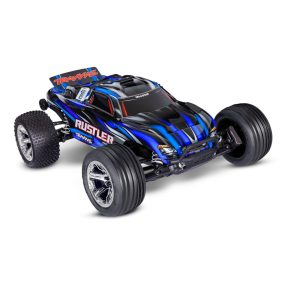 Traxxas Rustler 2WD BL-2S brushless - kék 
