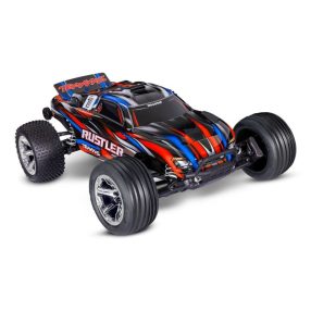   Traxxas Rustler 2WD BL-2S brushless - piros - Akkumulátor és töltő nélkül!