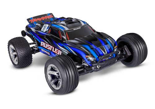 Traxxas Rustler 2WD BL-2S brushless - kék 