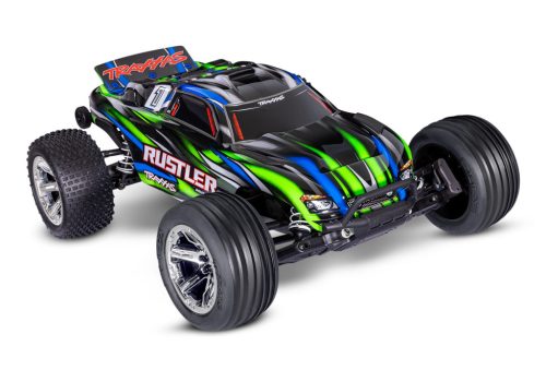 Traxxas Rustler 2WD BL-2S brushless - zöld