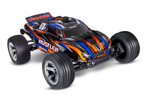 Traxxas Rustler 2WD BL-2S brushless - narancs