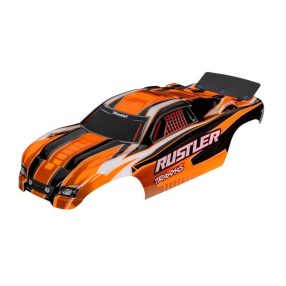 TRAXXAS RUSTLER FESTETT KAROSSZÉRIA-Narancs