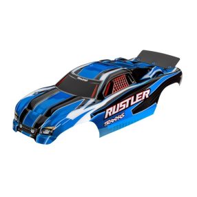 Traxxas Rustler  festett karosszéria-kék