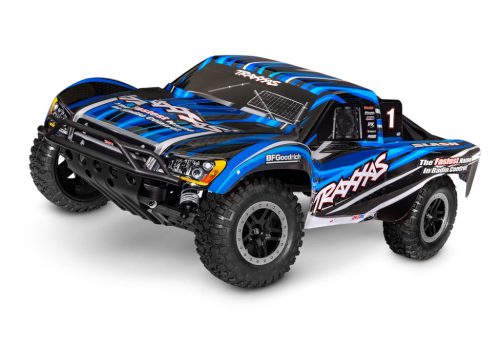 Traxxas Slash kefés szettel - kék