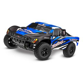 Traxxas Slash X 2WD Kék - akkuval és USB C töltővel