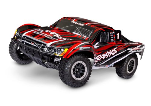 Traxxas Slash kefés szettel - piros