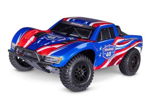 TRAXXAS Slash 1/10 2WD Short-Course 40TH Edition RTR VX3 Brushless - akkumulátor és töltő nélkül