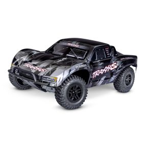   TRAXXAS Slash 1/10 2WD Short-Course Fekete RTR VX3 Brushless - akkumulátor és töltő nélkül
