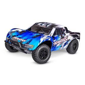   TRAXXAS Slash 1/10 2WD Short-Course Kék RTR VX3 Brushless - akkumulátor és töltő nélkül