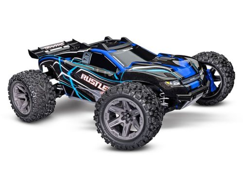 TRAXXAS RUSTLER 4X4 BL-2 BRUSHLESS-KÉK