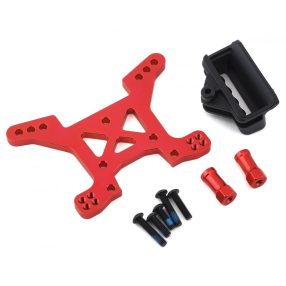 Traxxas alu első torony-piros