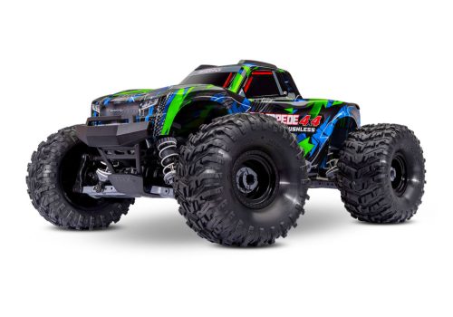 TRAXXAS Stampede 1/10 4x4 Stadium-Truck zöld VX3 Brushless - akkumulátor és töltő nélkül