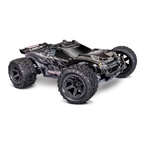   TRAXXAS Rustler 1/10 4x4 Stadium-Truck fekete RTR VX3 Brushless - akkumulátor és töltő nélkül