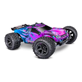   TRAXXAS Rustler 1/10 4x4 Stadium-Truck lila RTR VX3 Brushless - akkumulátor és töltő nélkül