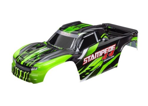 Traxxas Stempede 4x4 festett karosszéria - zöld