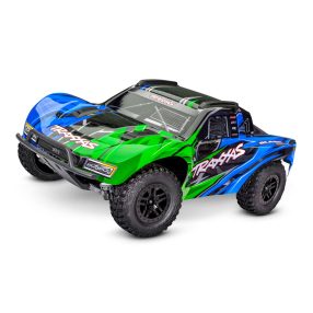   TRAXXAS Slash 4x4 - zöld - VX3 Brushless - akkumulátor és töltő nélkül!