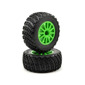 Traxxas Rally komplett kerék 1pár zöld