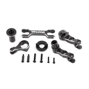 Traxxas X Maxx alu kormánymű készlet- szürke