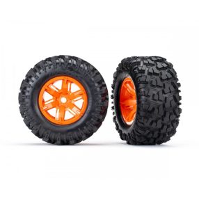 X-Maxx komplett kerék 1pár - narancs