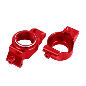 Traxxas X Maxx alu első csapágyház tartó - piros