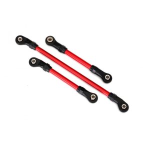 TRX-4 alu kormány link szett-piros