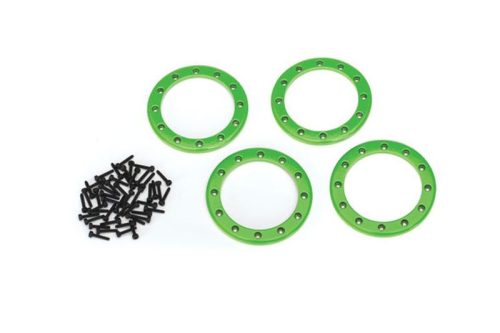 Beadlock gyűrű  2.2 Aluminium zöld színben-4db csavarokkal