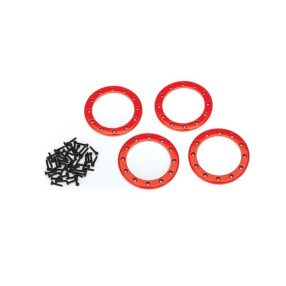   Beadlock gyűrű  2.2 Aluminium piros színben-4db csavarokkal