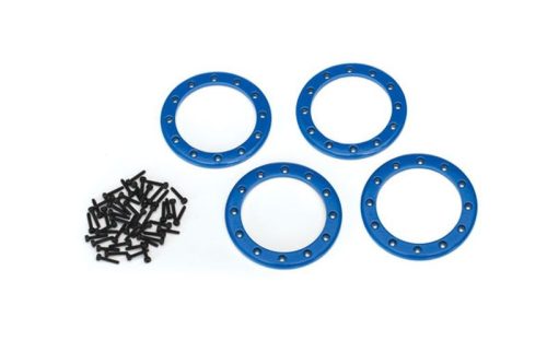 Beadlock gyűrű  2.2 Aluminium kék színben-4db csavarokkal