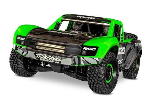 Traxxas Unlimited Desert Racer RIDIG Edition-világítással - zöld