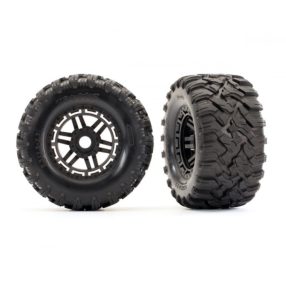 Traxxas Maxx komplett kerék-fekete-1pár