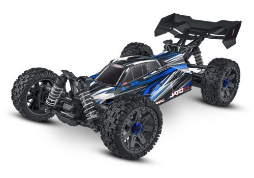 Traxxas Jato 4x4 BL-2S Brushless - kék /akkumulátor és töltő nélkül!/