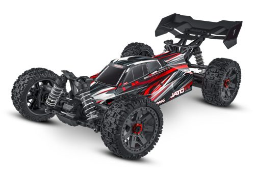 Traxxas Jato 4x4 BL-2S Brushless- akku és töltő nélkül - piros